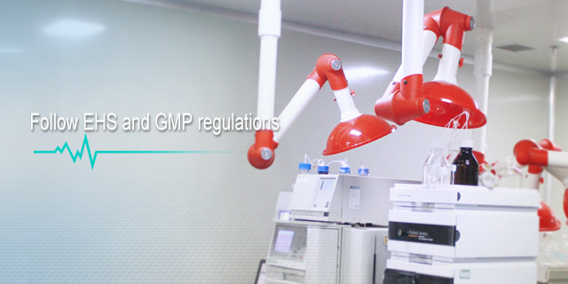 Follow EHS and GMP regulations